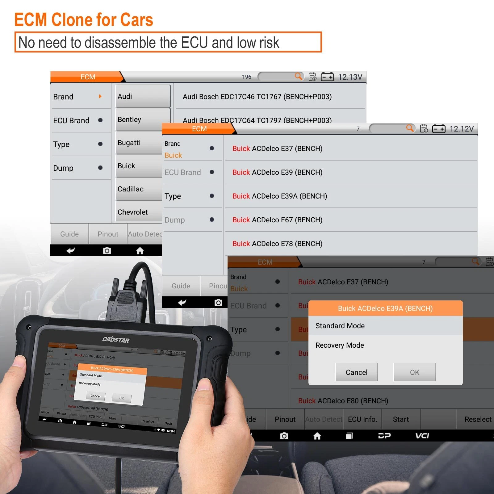 منتج OBDSTAR DC706 Full Version E-CU Tool +ECM +TCM +BODY بلس MP001 طقم & P003+ طقم, 3 image