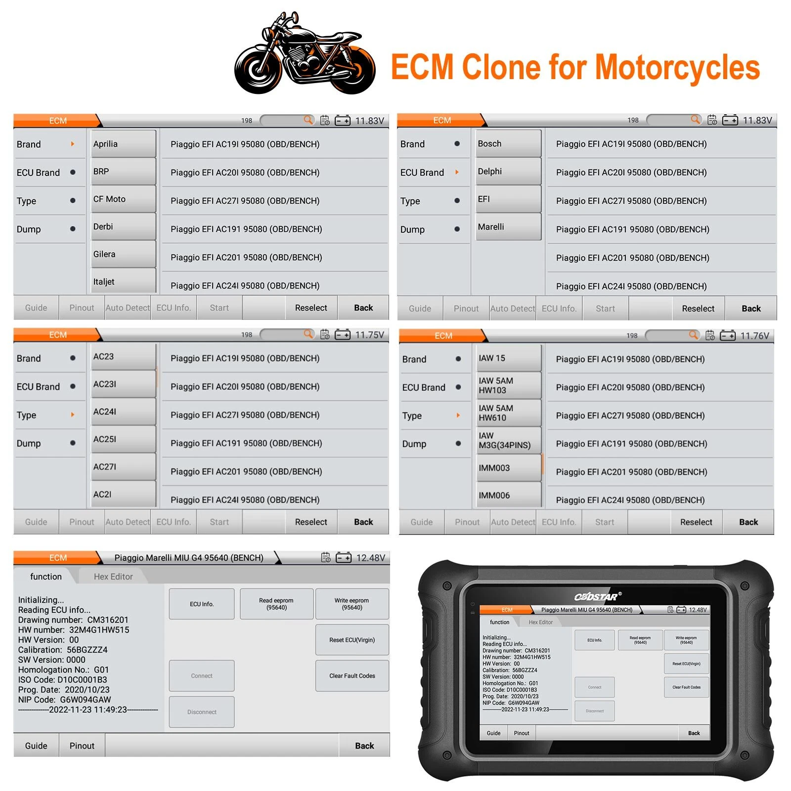 منتج OBDSTAR DC706 Full Version E-CU Tool +ECM +TCM +BODY بلس MP001 طقم & P003+ طقم, 4 image