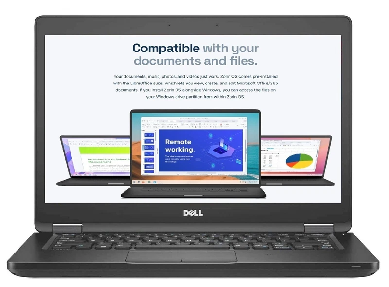 حاسوب محمول 14" ديل Latitude حاسوب محمول: Intel i5! 4جيجابايت RAM! 256جيجابايت SSD! Zorin Core إصدار!, 5 image