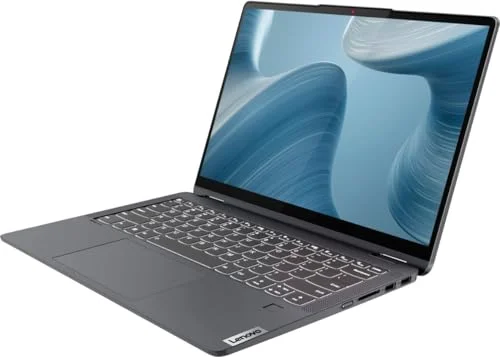 Lenovo IdeaPad Flex 5 2n1 convertible Laptop -Intel Core i5-1235U, 8GB RAM, 512GB SSD, Intel Iris Xe Graphics, 14" WUXGA IPS 300nits 10-point Multi-touch, Backlit, FingerPrint., 7 image