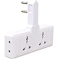 منتج Extension Cord with USB, 3 USB Outlets and 1 Type C | Independent Power Key, ماكس 1 Amp, Overload بروtection and Child Safety, 2 Meter Power Cable (633, أسود), 3 image