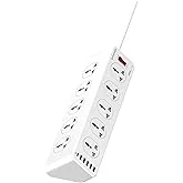 G-Power GP342 Power Strip Surge Protector Containing 220 Volt With Three Universal International Socket provides Two Type C Charging Ports 20 Watt - Black Grey, 9 image