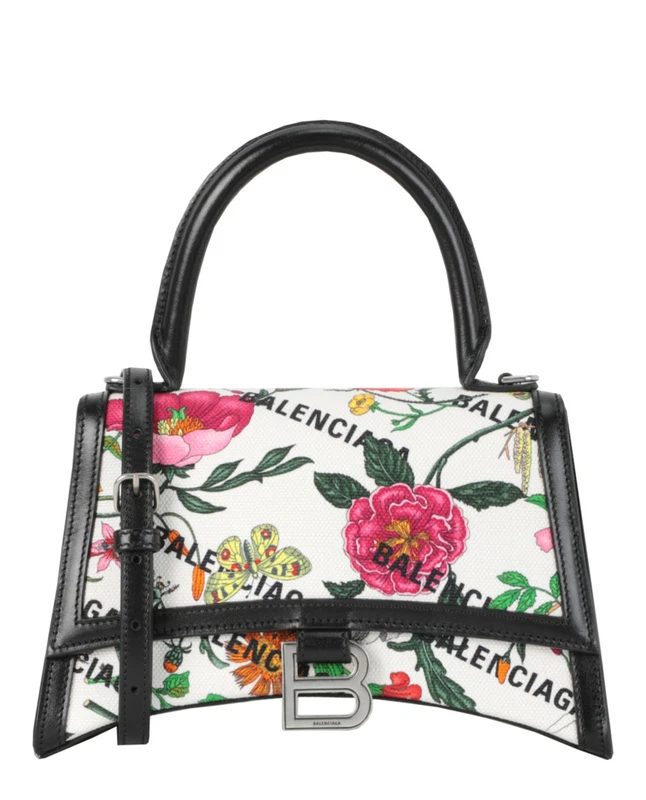 منتج Gucci Womens X Balenciaga Small Flora Hourglass Shoulder Bag, 4 image