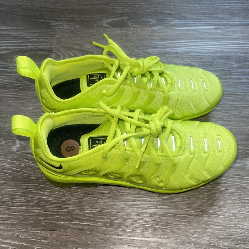 Nike VaporMax Plus Shoes Tennis Ball Neon DX1784-300 Women's Size 7/ Men âs 5.5, 4 image