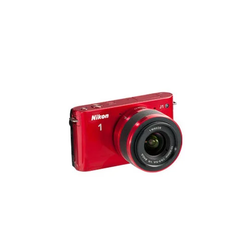 كاميرا نيكون 1 J1 Two-Lens Wide Angle طقم أحمر, 4 image