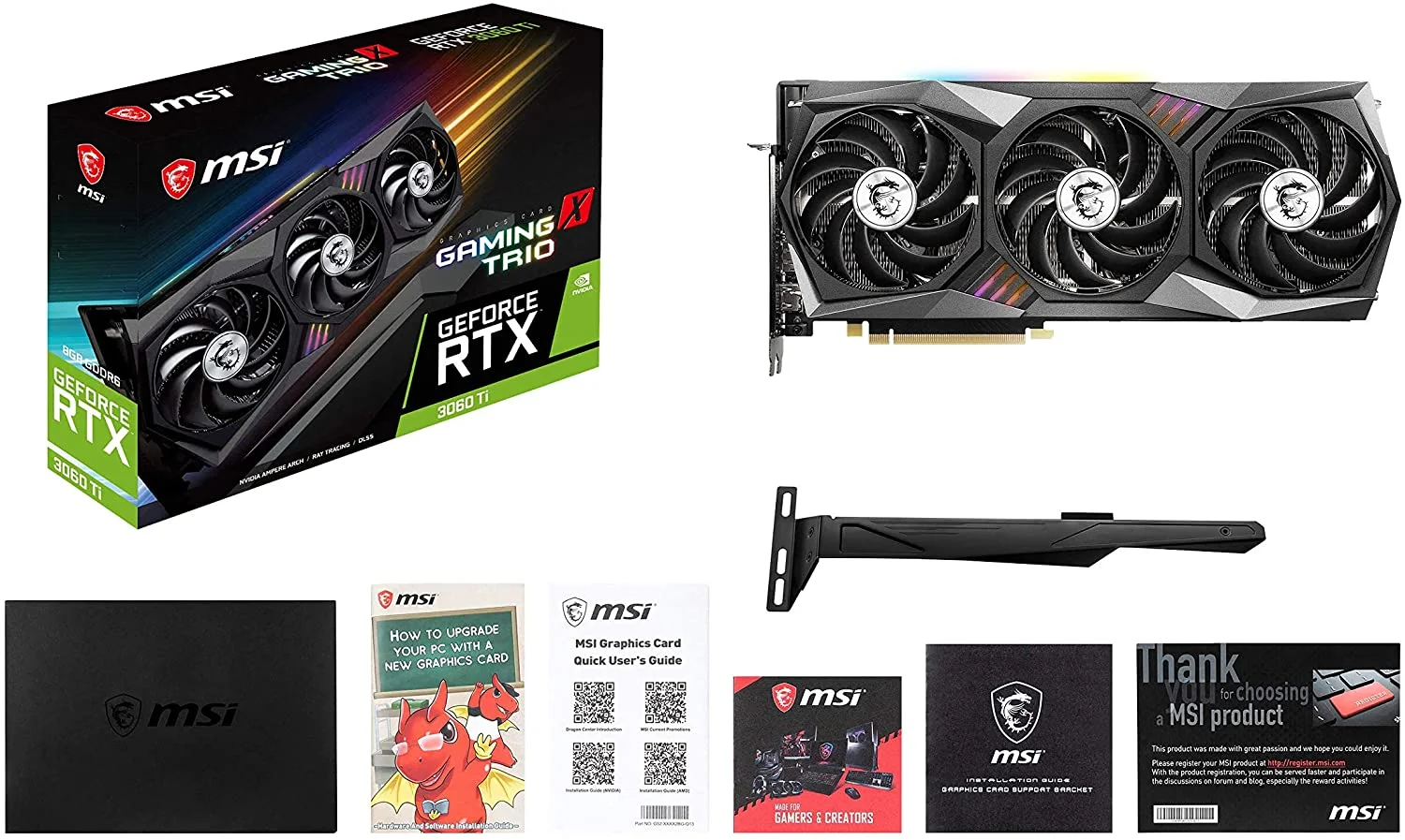 بطاقة رسومات MSI Gaming GeForce RTX 3060 Ti 8GB GDRR6 256-Bit, 3 image
