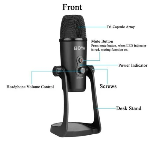 BOYA BY-PM700 USB ميكروفون, 5 image