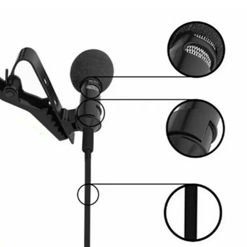 Lavalier ميكروفون for lavalier 3.5 meters ميكروفون works on Android and iPhone devices, 6 image