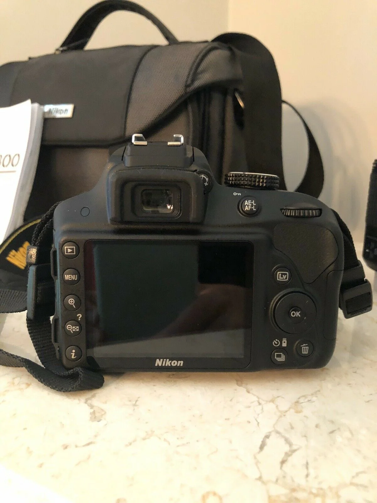 كاميرا نيكون D3300 الكاميرا الرقمية 24 ميجابيكسل جوده عاليه بطارية ليثيوم ايون, 3 image