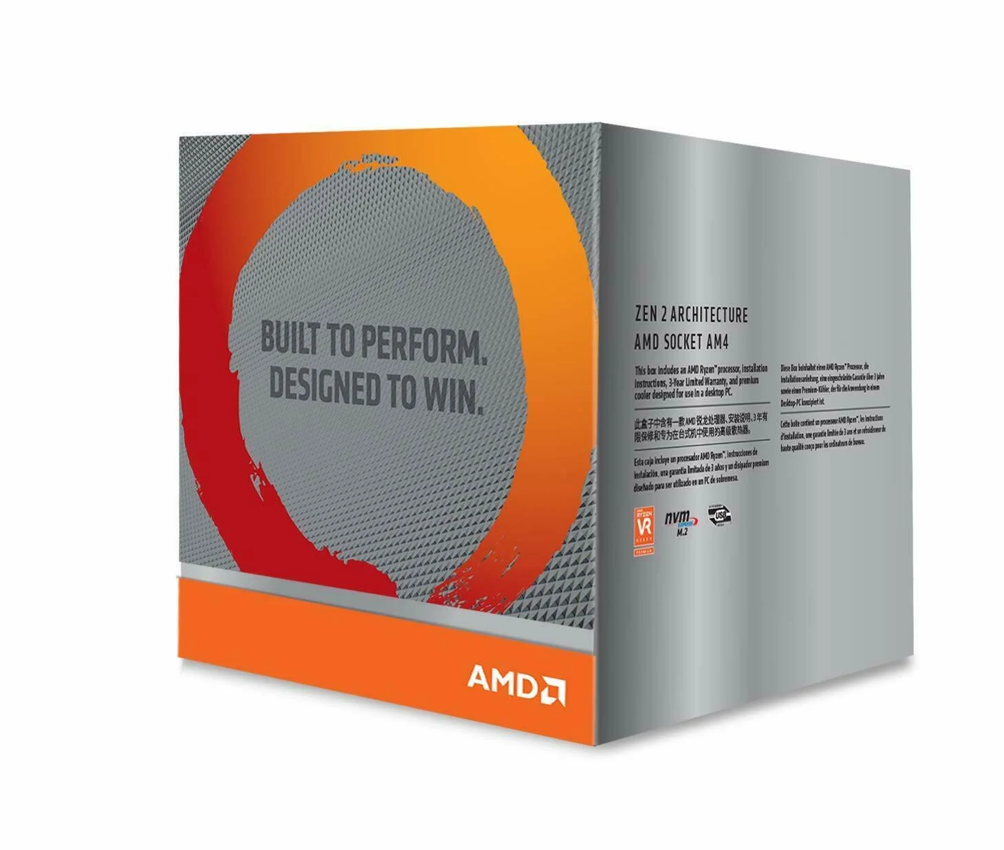 AMD Ryzen 9 3900X 12-Core 24-Thread جهاز كمبيوتر معالج مع Wraith Prism LED Cooler, 3 image