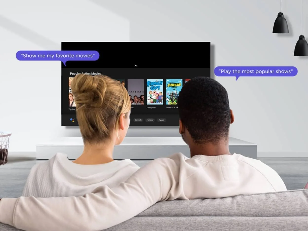 تلفزيون روا 50 بوصة، أندرويد ذكي، إل إي دي، بدقة 4k. أسود، بلوتوث، واي فاي، HDMI, 5 image