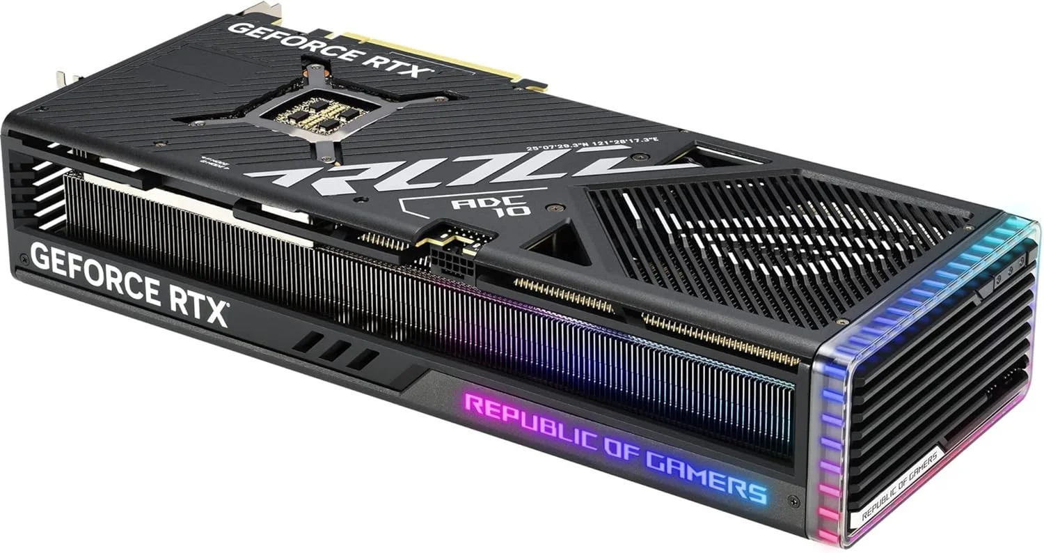 ASUS ROG Strix GeForce RTX ® 4090 OC إصدار Gaming كارت شاشة (PCIe 4.0, 24GB GDDR6X, HDMI 2.1a, DisplayPort 1.4a), 8 image