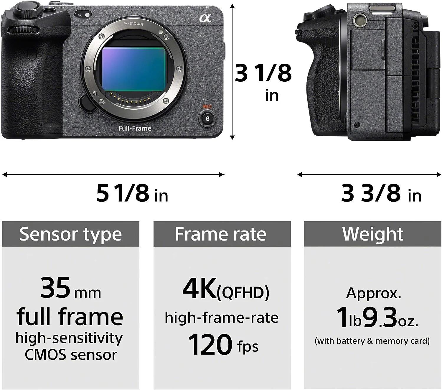 Sony Alpha FX3 ILME-FX3 | Full-frame Cinema Line Camera, 5 image