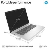 HP - 17.3" Full HD لابتوب - AMD Ryzen 5 - 8GB ذاكرة - 512GB SSD, 4 image