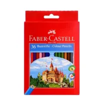 Set of 36 FABER CASTELL WOOD COLORS