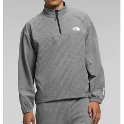 Mens The North Face Tekware Grid 1/4 Zip Pullover جاكيت Coat New
