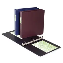 Wilson Jones ® 364 Heavy Duty Round Ring Binder مع Label Holder, 1", أسود