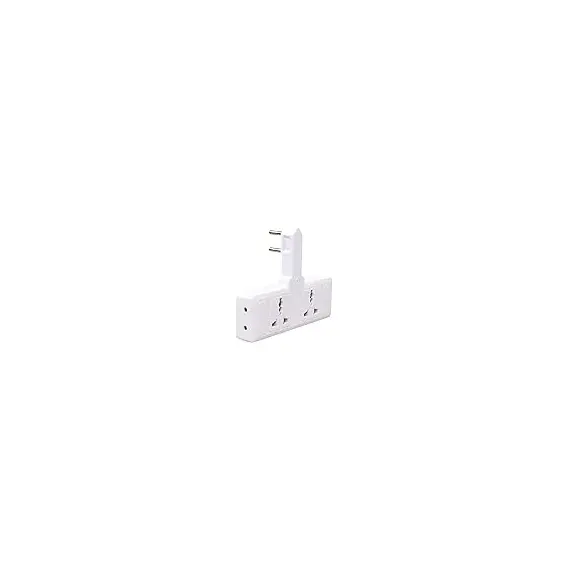 Extension Cord with USB, 3 USB Outlets and 1 Type C | Independent Power Key, Max 1 Amp, Overload Protection and Child Safety, 2 Meter Power Cable (633, Black), 3 image