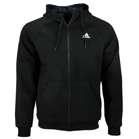 adidas Balance Full Zip Reversible Jacket Mens Blue Casual Athletic Outerwear, 3 image