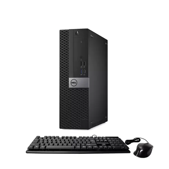 Dell Desktop Computer PC i7, up to 64GB RAM, 4TB SSD, 24" LCDs, Windows 11 or 10