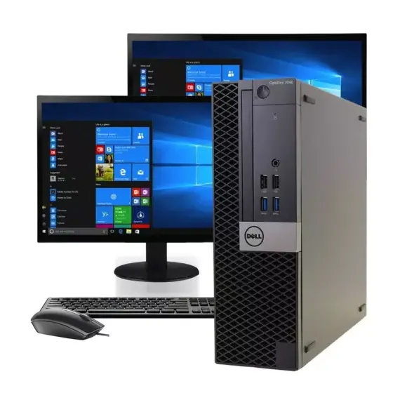 Dell Desktop Computer PC i7, up to 64GB RAM, 4TB SSD, 24" LCDs, Windows 11 or 10, 3 image