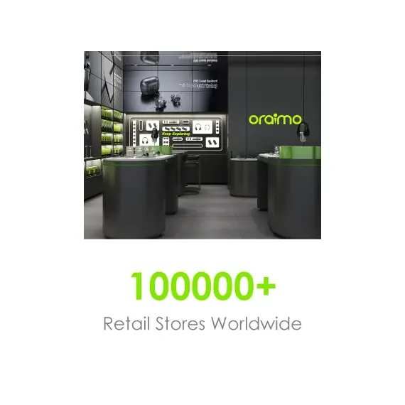 Oraimo FreePods 3C (OEB-E104DC), ENC Calling Noise Cancellation, powerful bass 4 mics, Long Playtime True Wireless Earbuds IPX5-Water Resistant, Via App – Black (1 Year Warranty), 10 image