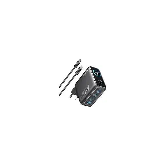 Anker Prime Charger, 100W 3-Port GaN USB C Charger Block, Foldable and Compact for MacBook, iPad, iPhone 17/iPhone Series, Galaxy S24/S23, and More, 5 image