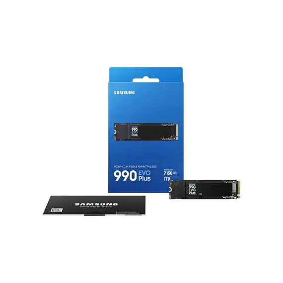 Amazon.com Samsung 990 EVO Plus SSD 1TB PCIE Gen 4X4 Gen 5X2 M.2 2280 SPEEDS UP TO 7,250 Mb/s UPGRADE تخزين FOR Pc/laptops HMB TECHNOLOGY AND INTELLIGENT TURBOWRITE 2.0 MZ V9s1t0b/am إلكترونيات, 24 image