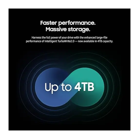 Amazon.com Samsung 990 EVO Plus SSD 1TB PCIE Gen 4X4 Gen 5X2 M.2 2280 SPEEDS UP TO 7,250 Mb/s UPGRADE تخزين FOR Pc/laptops HMB TECHNOLOGY AND INTELLIGENT TURBOWRITE 2.0 MZ V9s1t0b/am إلكترونيات, 26 image