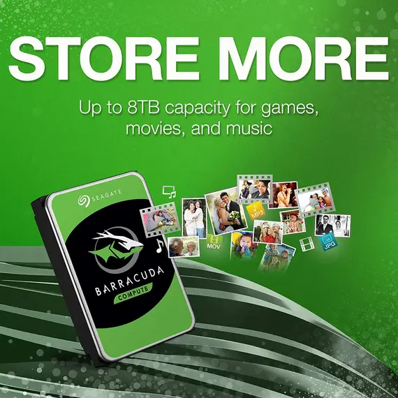3TB PC SATA - 7200 RPM Class, 6 Gb/s, 64 MB Cache, 3.5, 3 image