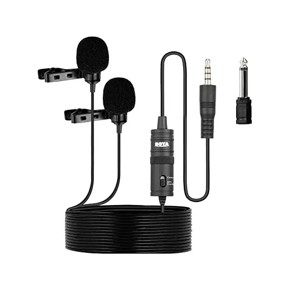 BY-M1DM LU-D5707 Omnidirectional Microphone Black