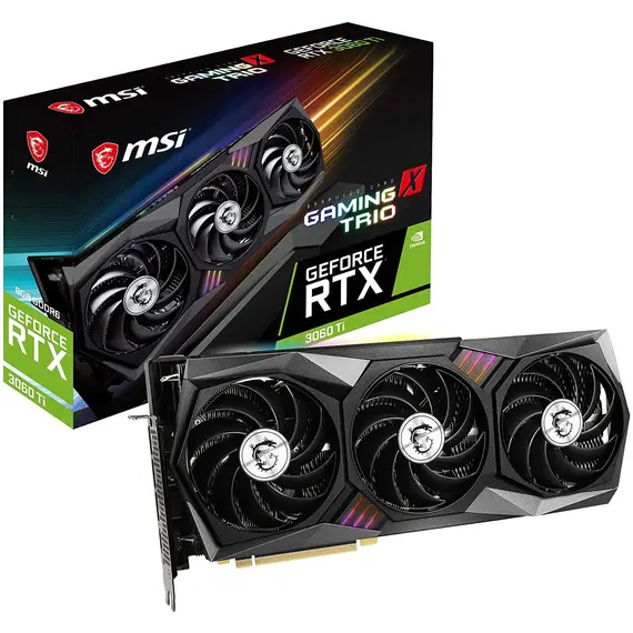 بطاقة رسومات MSI Gaming GeForce RTX 3060 Ti 8GB GDRR6 256-Bit