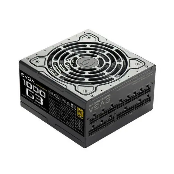 EVGA G3 220 1000 X One 1000 Watt باور سبلاي , ذهبي +80 Plus