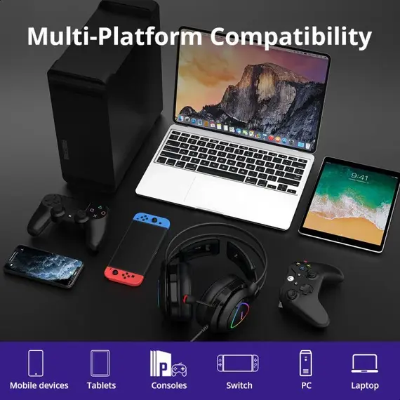 Tronsmart Glary Alpha Gaming Headset - Black, 3 image