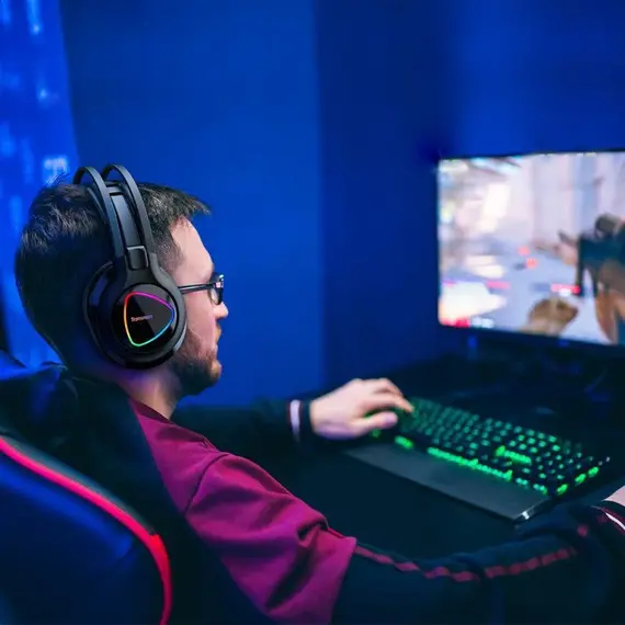 Tronsmart Glary Alpha Gaming Headset - Black, 6 image
