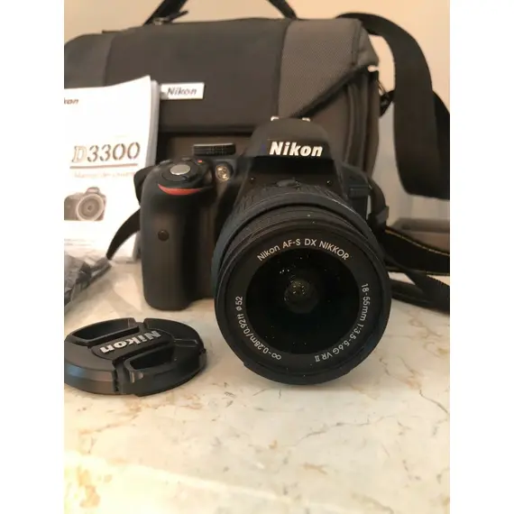 كاميرا نيكون D3300 الكاميرا الرقمية 24 ميجابيكسل جوده عاليه بطارية ليثيوم ايون
