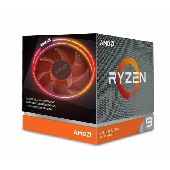 AMD Ryzen 9 3900X 12-Core 24-Thread Desktop Processor With Wraith Prism LED Cooler, 2 image