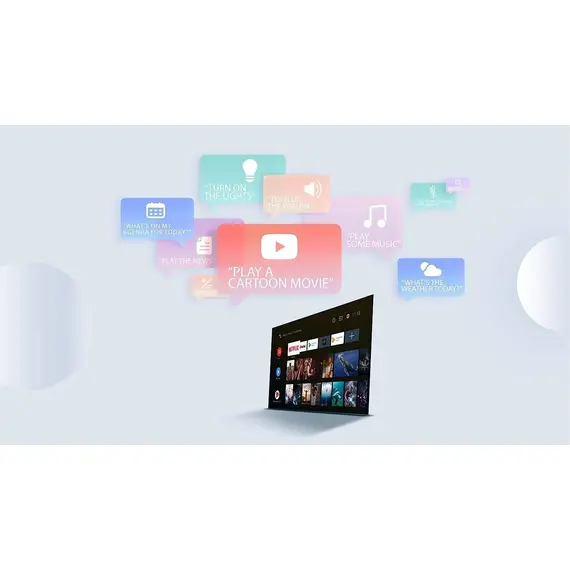 ROWA 4k 55 Inch Android Smart LED TV. Black, Bluetooth, Wi-Fi, HDMI, 4 image