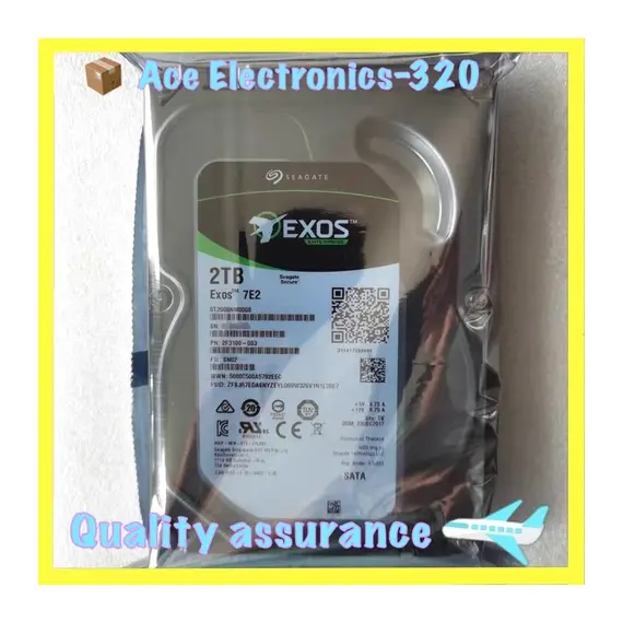 منتج ST2000NM0008 2تيرابايت Seagate Exos 7.2K RPM 3.5" SATA 6جيجابايت/s Enterprise عالي الدقةD Drive, 4 image