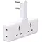 منتج Extension Cord with USB, 3 USB Outlets and 1 Type C | Independent Power Key, ماكس 1 Amp, Overload بروtection and Child Safety, 2 Meter Power Cable (633, أسود), 3 image