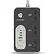 G-Power GP342 Power Strip Surge Protector Containing 220 Volt With Three Universal International Socket provides Two Type C Charging Ports 20 Watt - Black Grey, 2 image