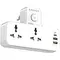 منتج G-Power SC2311 Power Extension Socket Double Plug Adaptor with Touch Control Nightlight With 1 PD 20W,1 QC3.0 18W And Auto ID Port 12W - أبيض, 2 image