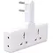 منتج G-Power SC2311 Power Extension Socket Double Plug Adaptor with Touch Control Nightlight With 1 PD 20W,1 QC3.0 18W And Auto ID Port 12W - أبيض, 5 image