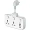 منتج G-Power SC2311 Power Extension Socket Double Plug Adaptor with Touch Control Nightlight With 1 PD 20W,1 QC3.0 18W And Auto ID Port 12W - أبيض, 7 image