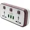 منتج G-Power SC2311 Power Extension Socket Double Plug Adaptor with Touch Control Nightlight With 1 PD 20W,1 QC3.0 18W And Auto ID Port 12W - أبيض, 9 image