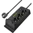 Extension Cord with USB, 3 USB Outlets and 1 Type C | Independent Power Key, Max 1 Amp, Overload Protection and Child Safety, 2 Meter Power Cable (633, Black), 7 image