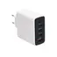 G POWER GP C17 100W 4 PORT شاحن USB A AND 3USB C QUALCOMM سريع CHARGE 3.0 COMPATIBLE WITH Macbook Pro Ipad Galaxy Pixel Iphone AND MORE أبيض أسود, 4 image