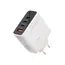 G POWER GP C17 100W 4 PORT شاحن USB A AND 3USB C QUALCOMM سريع CHARGE 3.0 COMPATIBLE WITH Macbook Pro Ipad Galaxy Pixel Iphone AND MORE أبيض أسود, 10 image