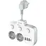 منتج G-Power SC2311 Power Extension Socket Double Plug Adaptor with Touch Control Nightlight With 1 PD 20W,1 QC3.0 18W And Auto ID Port 12W - أبيض, 8 image