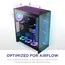 NZXT H7 Flow 2024 - Mid-تاور ATX Airflow جراب - Includes Pre-Installed 3 x 120mm Fans - Supports Bottom Fans for Dedicated GPU تبريد - Cable Management - أسود, 4 image
